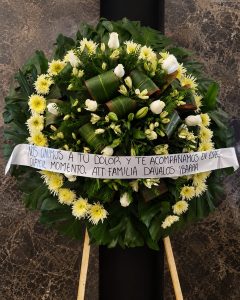 Corona Fúnebre Sencilla con envío a Domicilio en Guadalajara