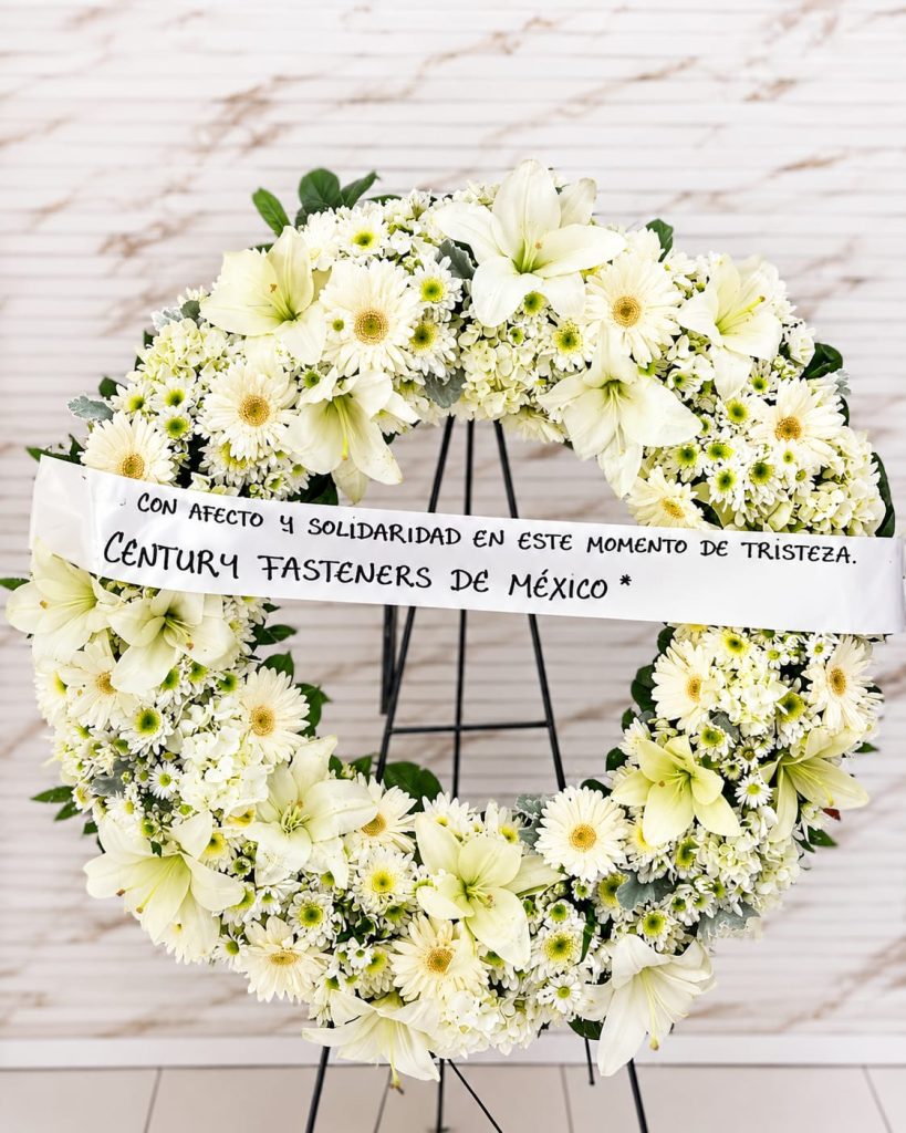 Corona Fúnebre Elegante con Envío a Domicilio en Guadalajara